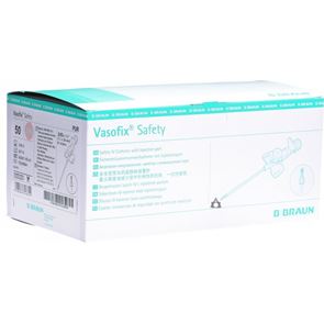 Bbraun Vasofix Safety Closed IV Catheter 20G Box of 50