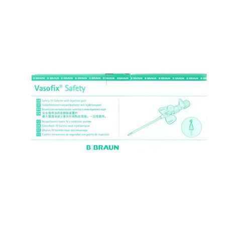 Bbraun Vasofix Safety Cannula 22G Box of 50