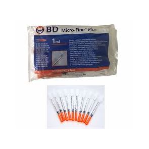 BD u100 1.0ml Syringe and Needle 30G x 8mm (per pack of 10)