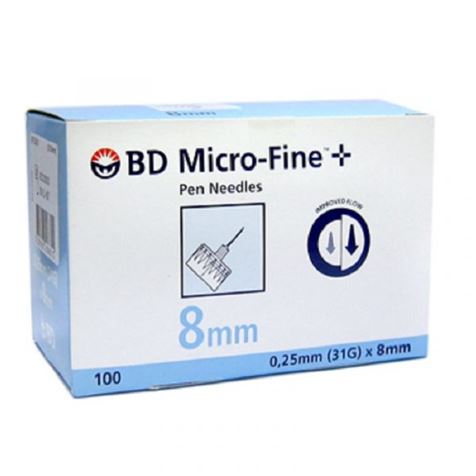 BD Mircofine Needles 31g x 8mm Box of 100