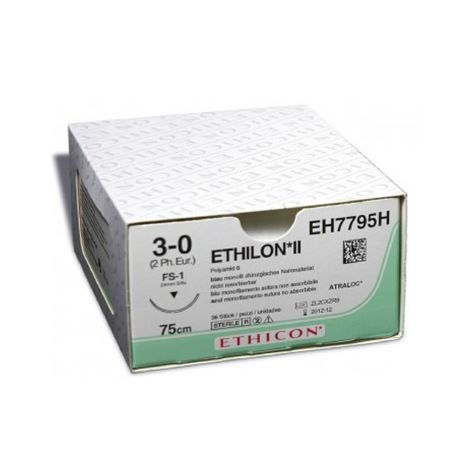 Ethilon 3.0 Non-Absorbable Suture Box of 20