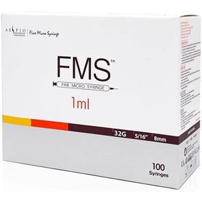 FMS Micro Syringe Needle 31G 1.0ml box 100