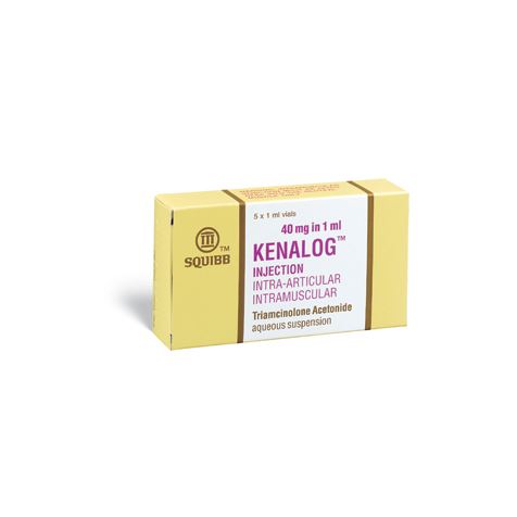 Kenalog 40mg/1ml injection 5 x 1ml 1 box