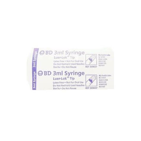 BD 3.0ml Luer Lok Syringe (Box of 200)