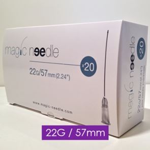 Magic Needle 22G x 57mm Box of 20