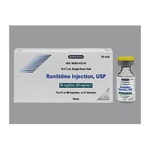 Ranitidine 50mg/2ml (Box of 5)