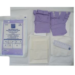 Sterile Nitrile Polyfield Patient Pack (Medium)