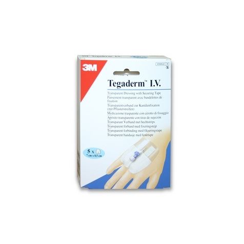 Tegaderm IV 7x8.5cm (Cannula Fasteners) Single