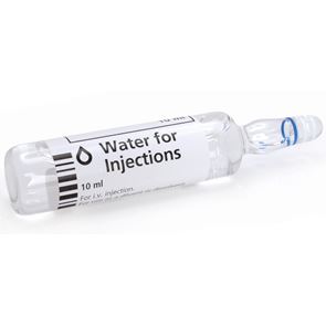 Water for injection 10ml (Glass ampoules) Single