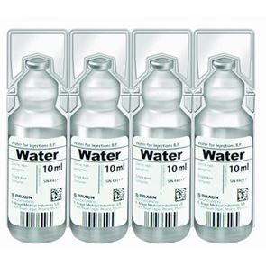 Water for injection 10ml (Plastic ampoules) Single